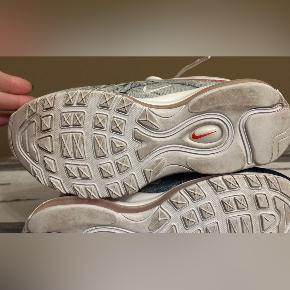 Nike‎ Women’s Air Max 97 Washed Denim - Size 6.5 - Picture 8 of 13
